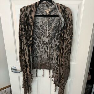 Lani Leopard cardigan
